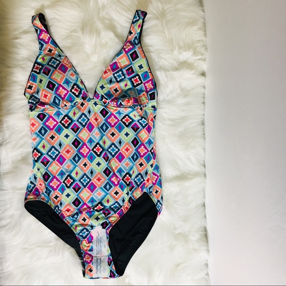 VERA BRADLEY Floral One-Piece Size L - Picture 3 of 8